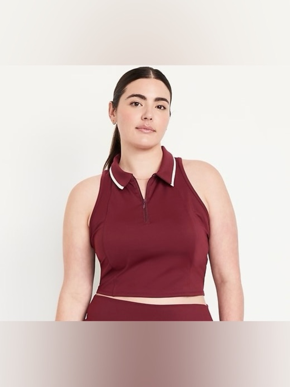 NWT Deep maroon Pleated Tennis Skirt Matching Set - Women